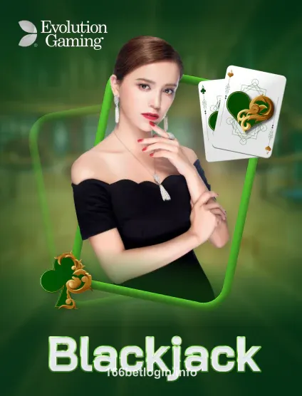 Imagem do jogo Evolution Blackjack em 166bet